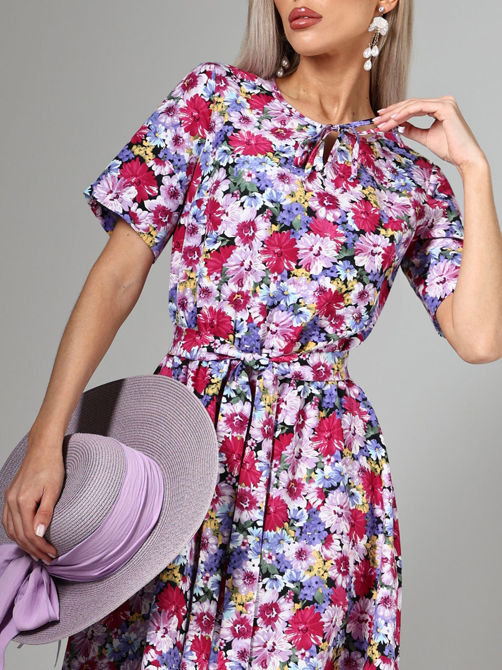 Платье Цветочный роман, кокетка - Dstrend фото 3
