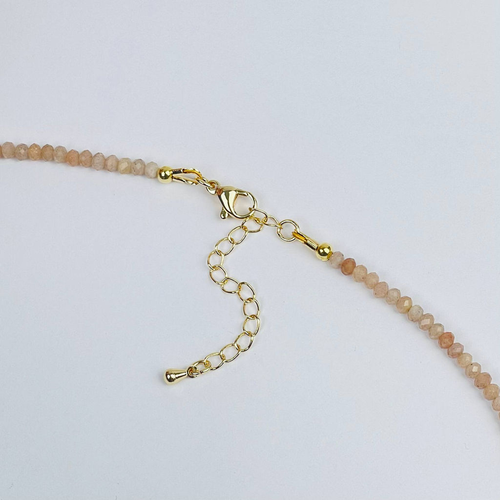 Колье из Лунного камня 40 см +