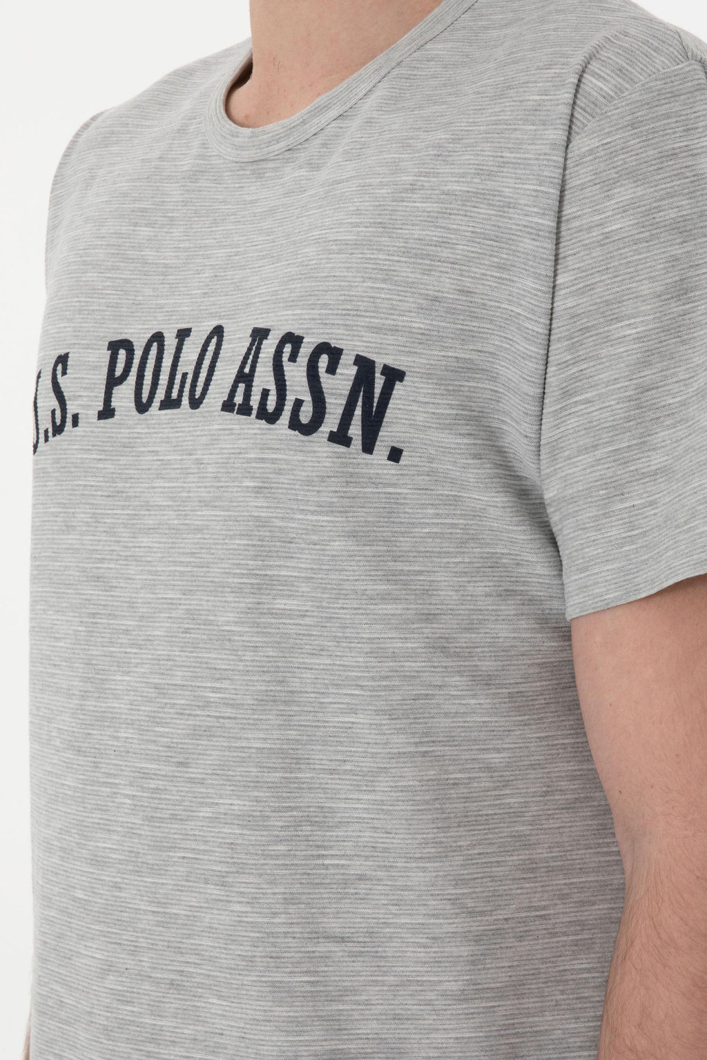 Erkek Bisiklet Yaka Gri Melanj Pijama Tak_m_ Sepette S_rpriz _ndirim - U.s. polo assn фото 7