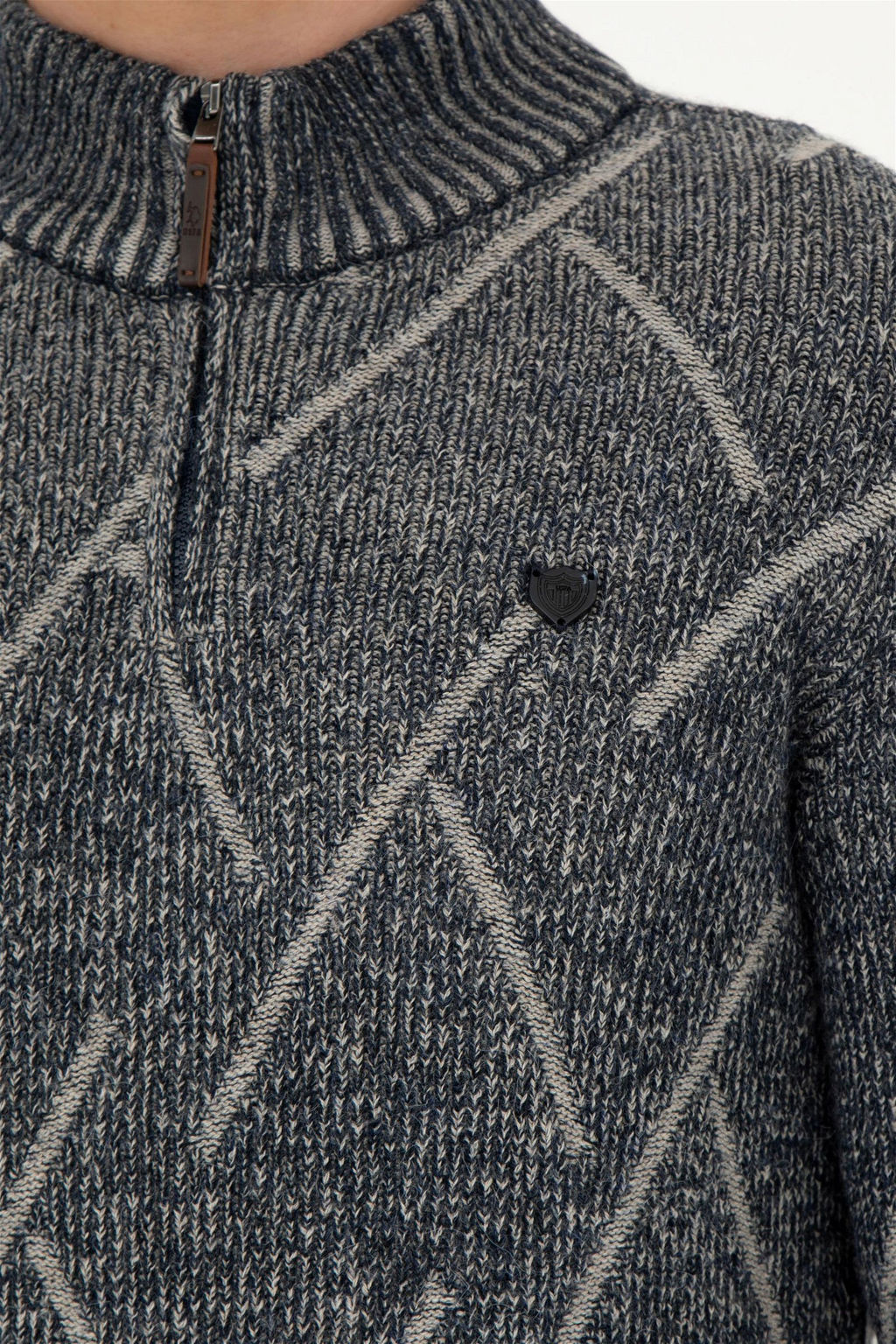 Мужской темно-синий свитер - U.s. polo assn фото 7