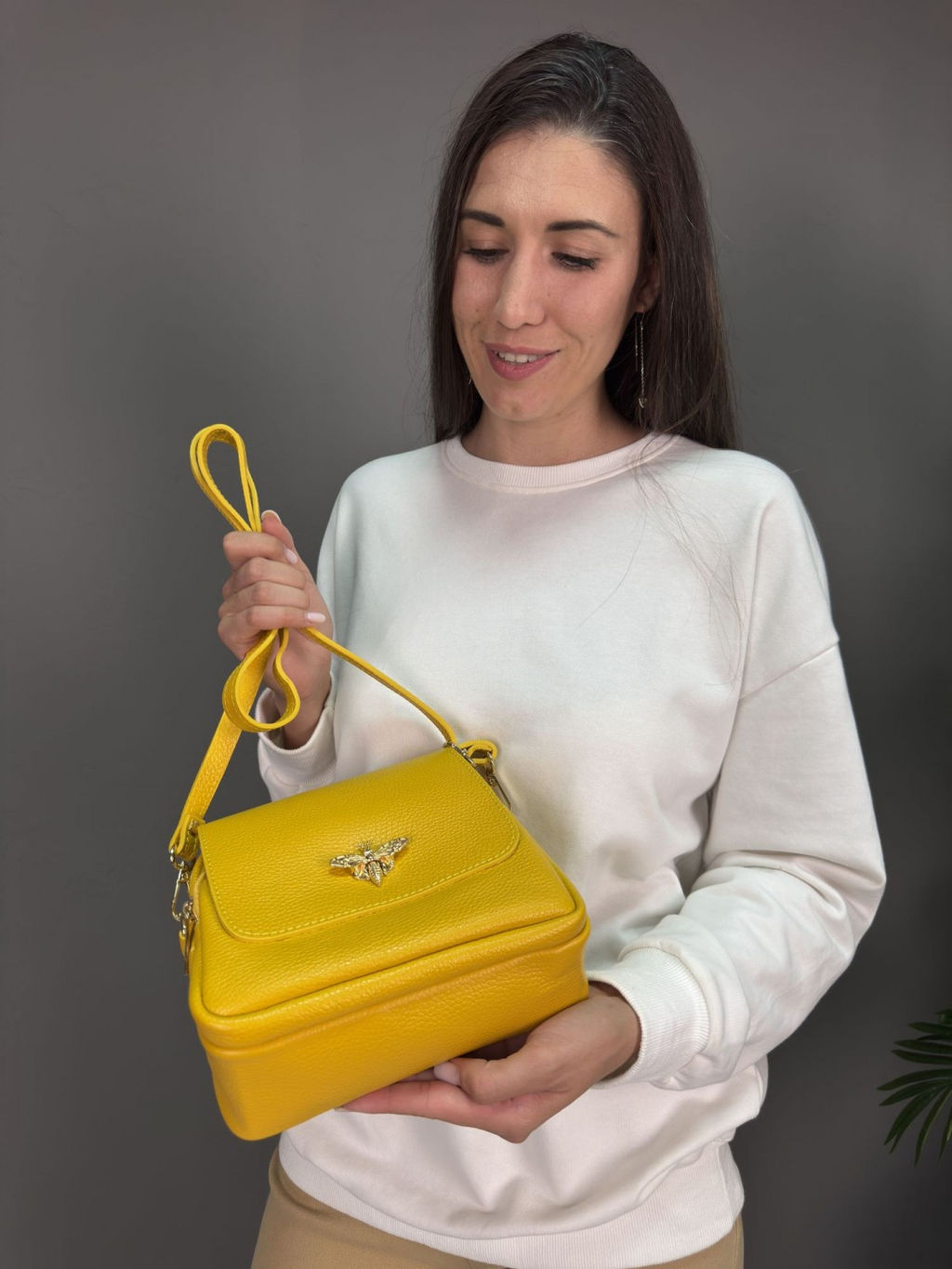 Сумка женская из телячьей кожи