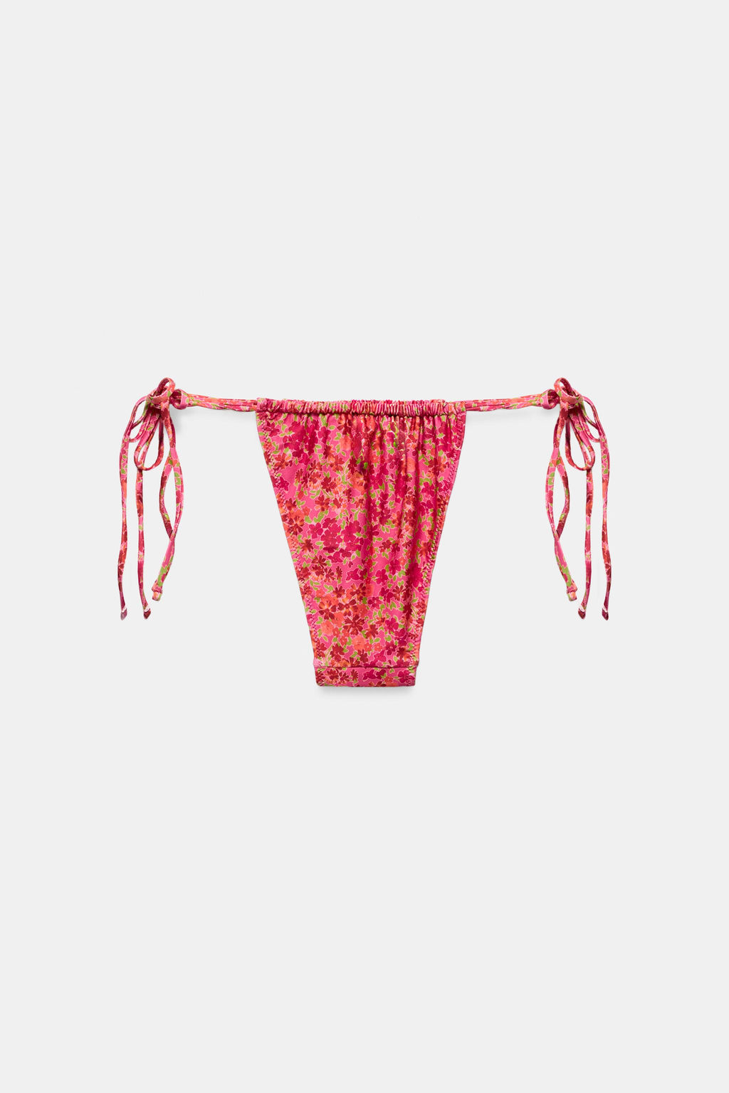 BRAGUITA BIKINI ESTAMPADO FLORES LAZADAS / Rosa - Zara фото 6