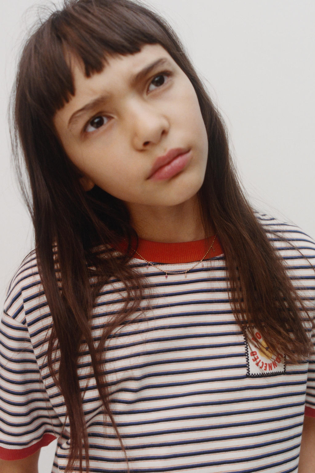 STRIPED T-SHIRT WITH LABEL - Zara фото 6
