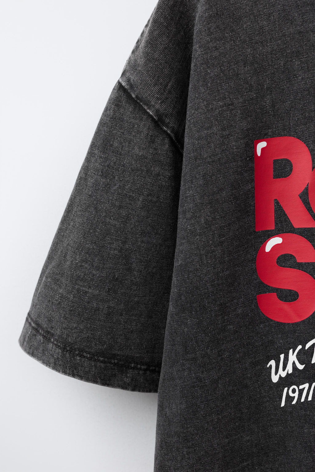 ROLLING STONES  WASHED-EFFECT T-SHIRT - Zara фото 4