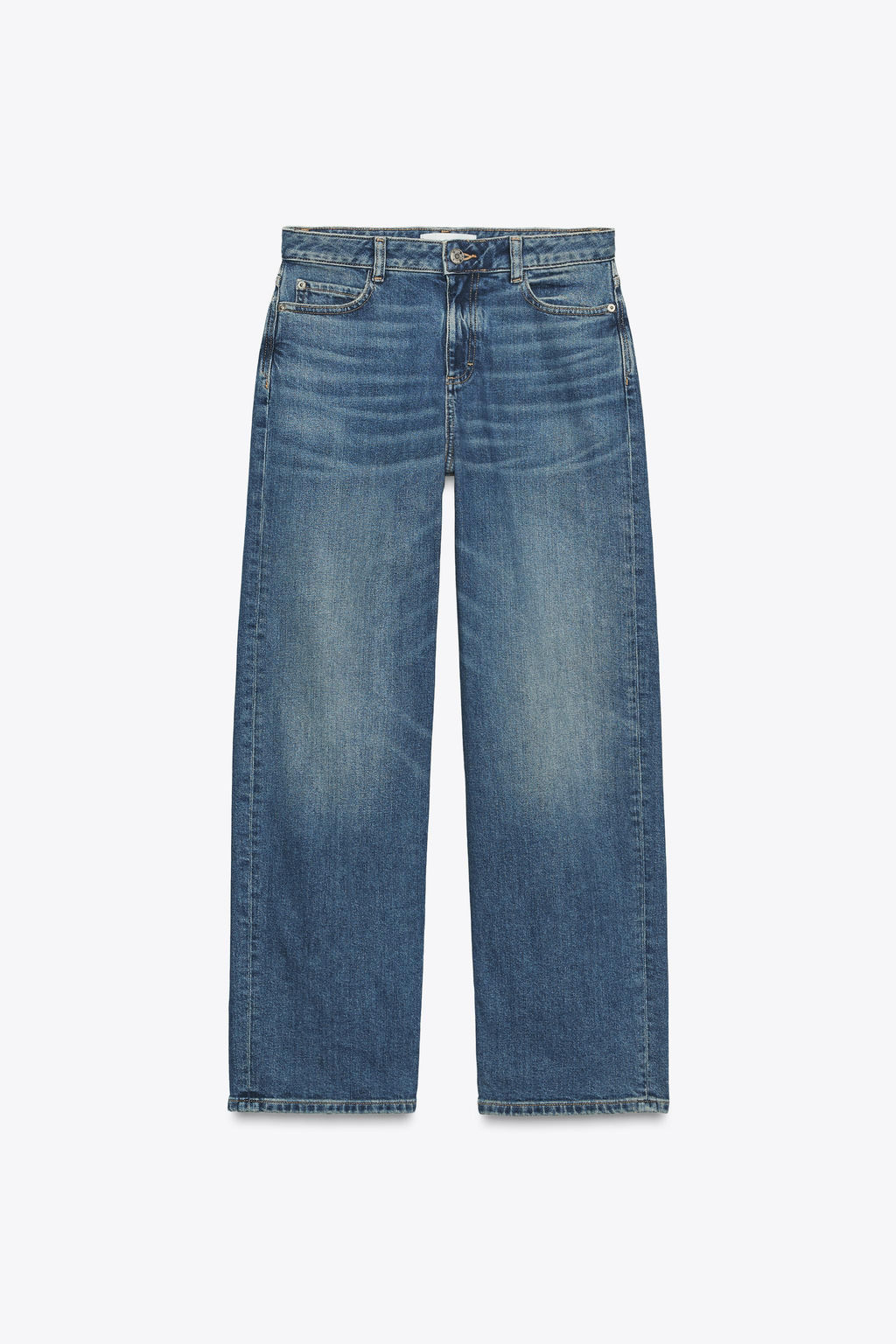 JEANS Z1975 STRAIGHT LOOSE MID-WAIST - Zara фото 8