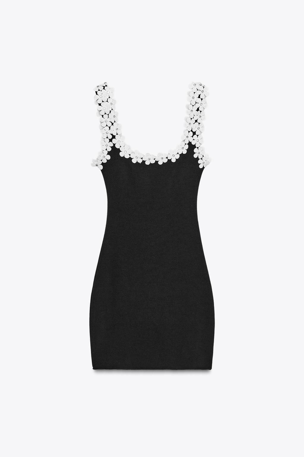 FLORAL HARDWARE STRETCH DRESS - Zara фото 6