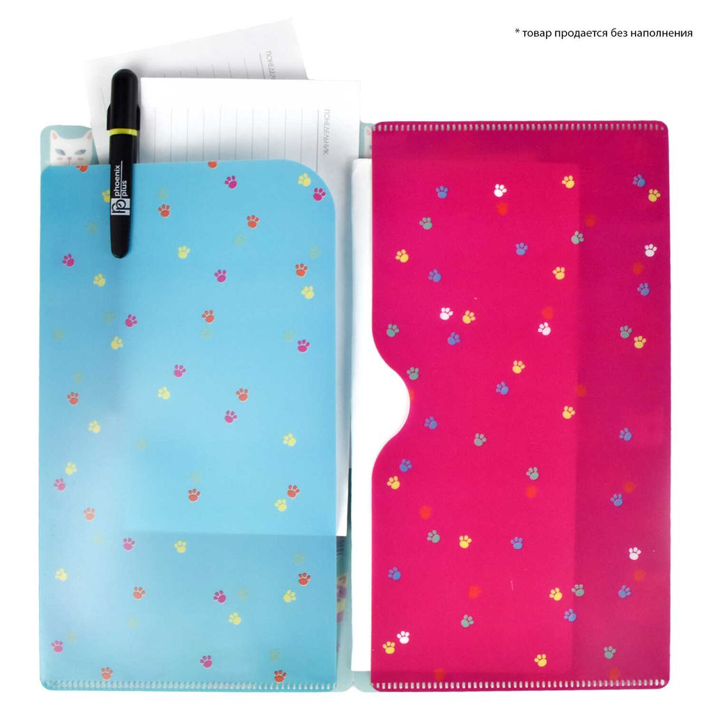 Цена за 2 шт. Папка для документов пластиковая арт. 53260/ 12 КОШКИ - Escalada фото 3