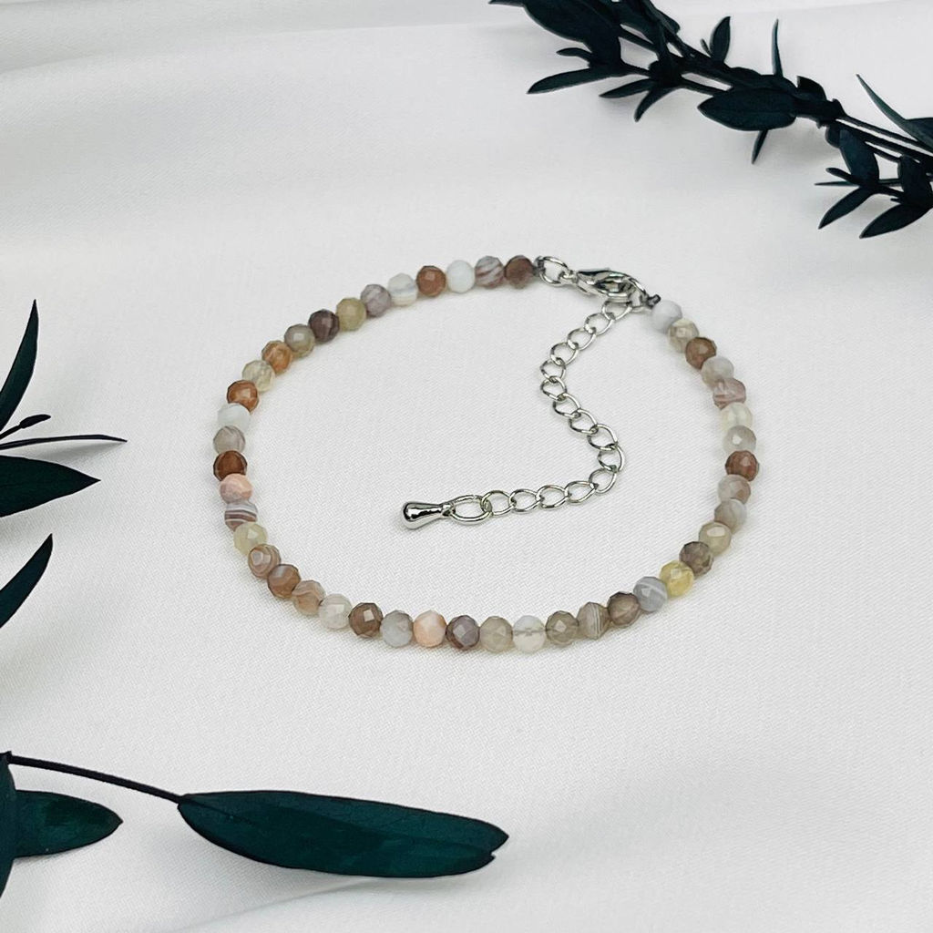 Браслет из ботсванского Агата - Радуга самоцветов фото 2