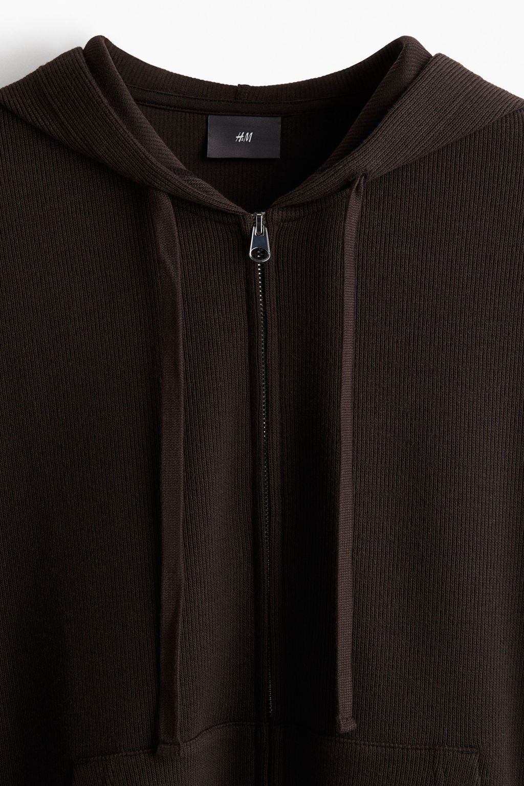 Chaqueta de punto con capucha Loose Fit - H&m фото 6