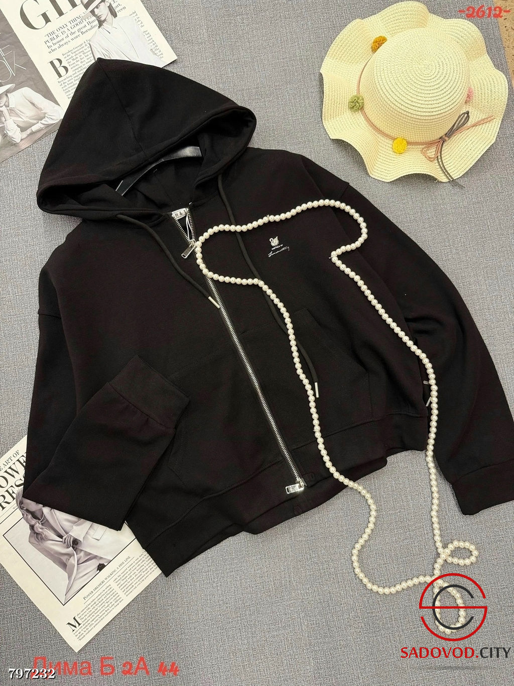 толстовка женская с капюшоном - Bruno фото 2