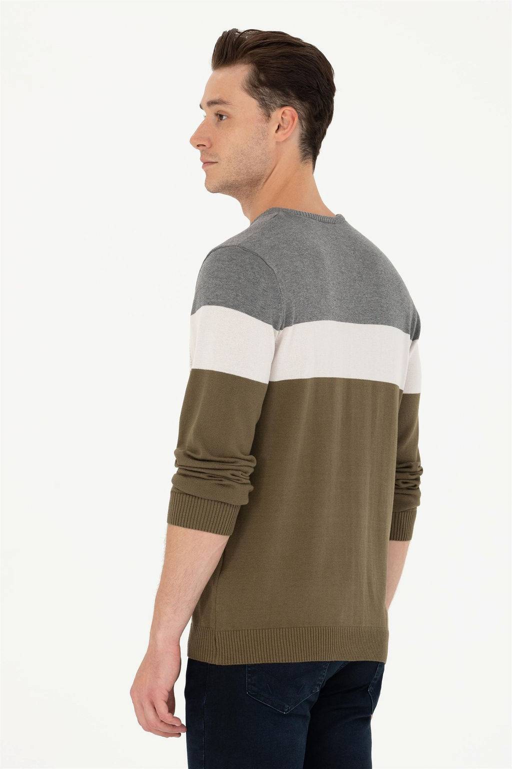 U. S. Polo Assn / Мужской свитер цвета хаки - U.s. polo assn фото 5