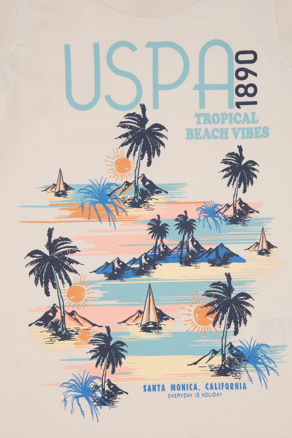 Erkek _ocuk Bej Pijama Tak_m_ Sepette S_rpriz _ndirim - U.s. polo assn фото 4