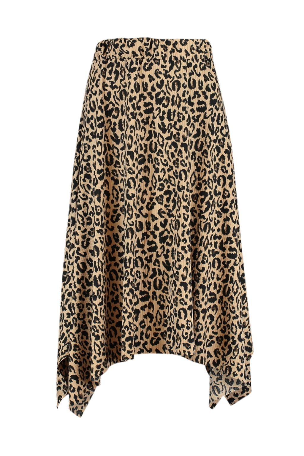 TRENDYOLMILLA Siyah Volanl? Asimetrik Yuksek Bel Midi Esnek Orme Etek TWOAW20ET0440  фото 20