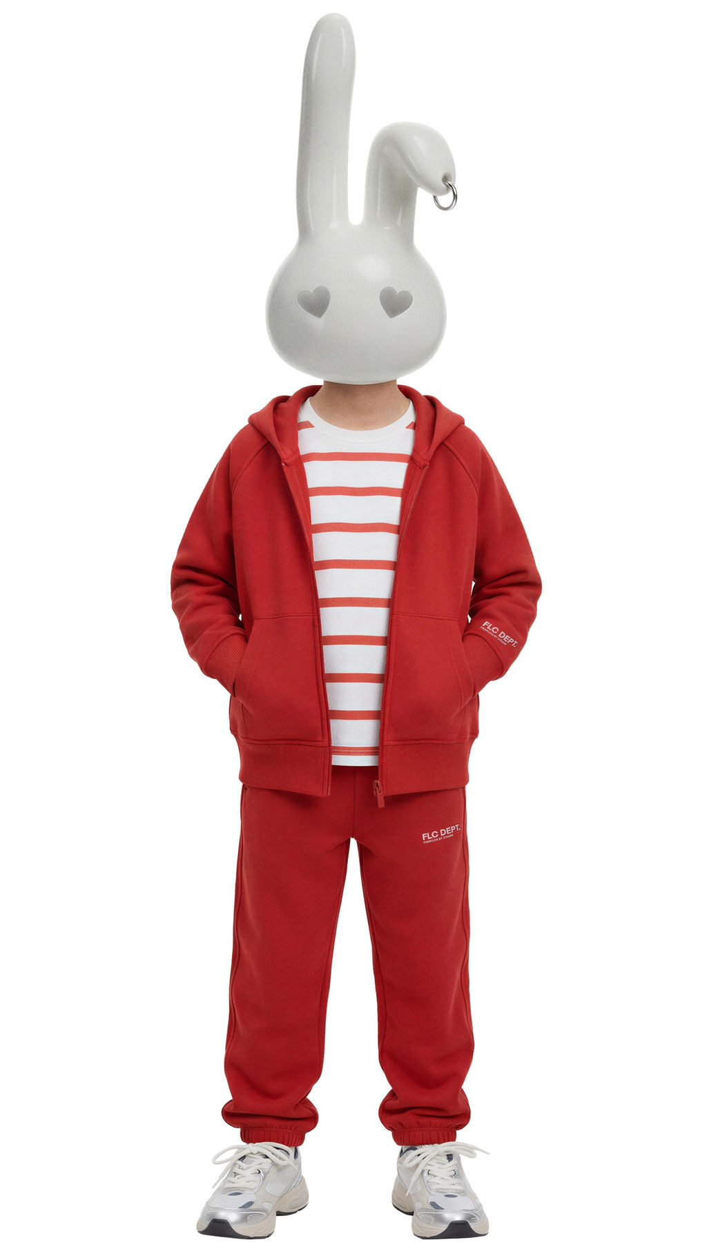 SUDADERA FELPA CREMALLERA / Rojo medio - Zara фото 5