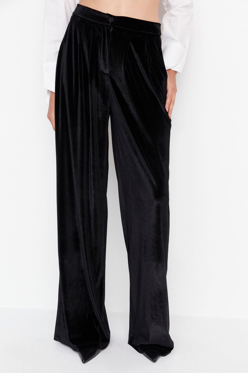 TRENDYOLMILLA Limited Edition Haki Kadife Pantolon TPRAW23PL00017  фото 12