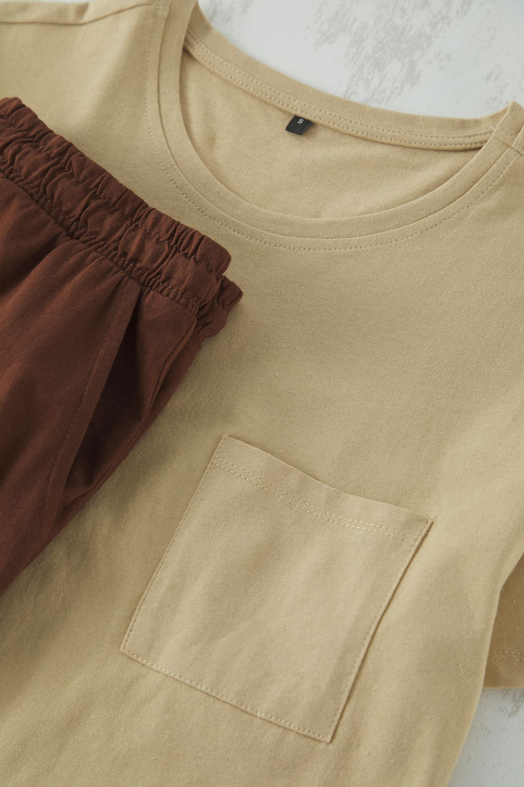 TRENDYOL MAN Siyah - Gri Regular Fit Orme Sortlu Pijama Tak?m? TMNSS25PT00033 - Trendyolmilla фото 5