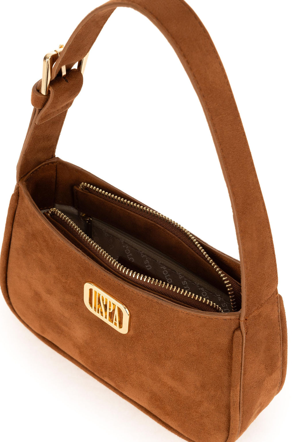 Женская светло-коричневая замшевая сумочка Неожиданная скидка в корзине - U.s. polo assn фото 6