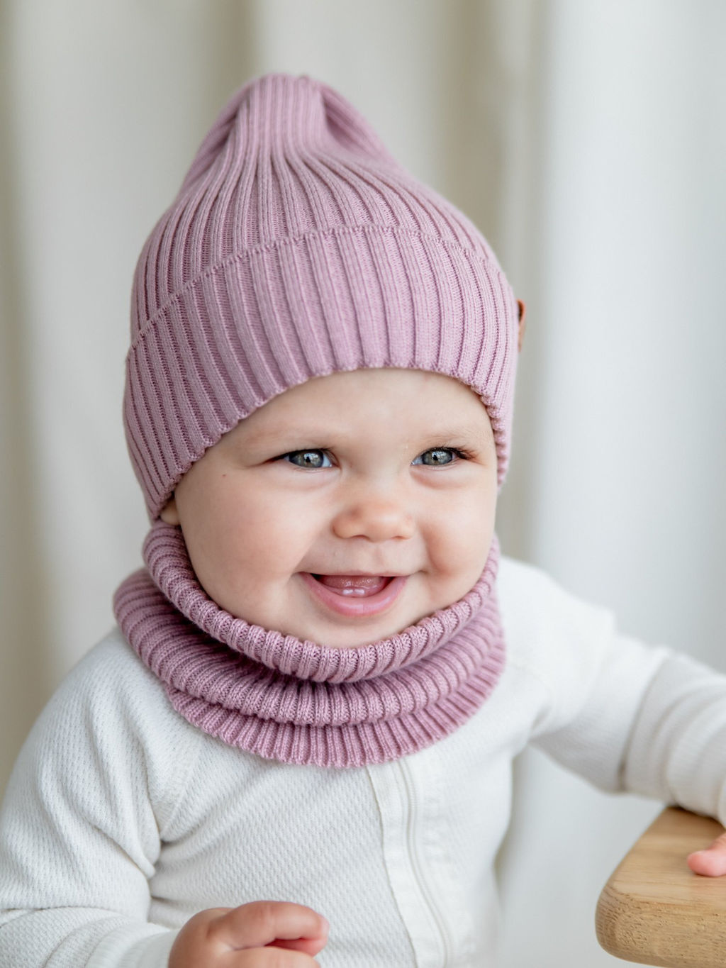 Снуд хлопковый Пудра 0+