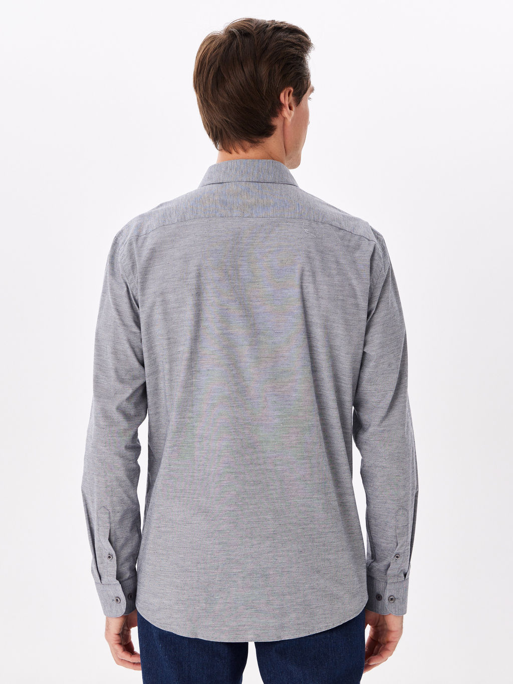 Сорочка мужская длинный рукав GREG 313/237/0615/ZN/1 STRETCH  фото 4