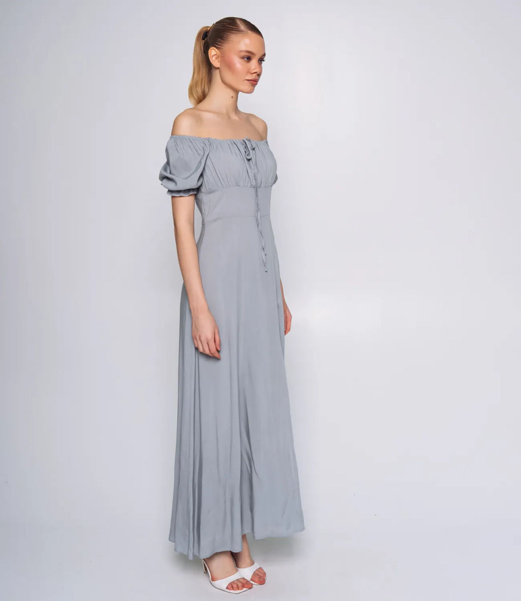 Платье #ОКТ035002, ментоловый