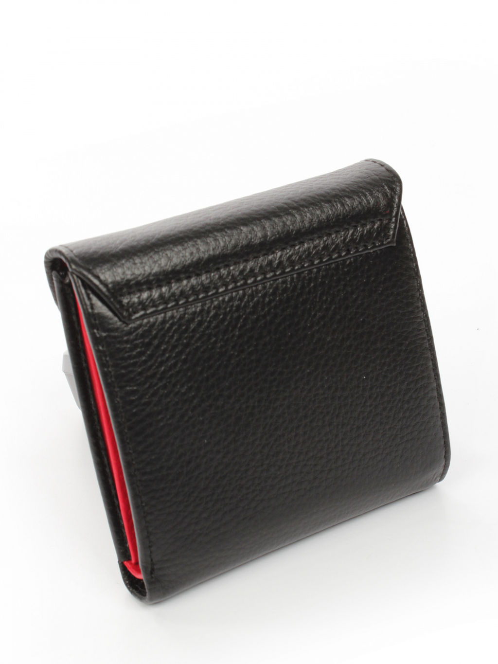 LACCOMA кошелек LA-2075-черный-красный натуральная кожа