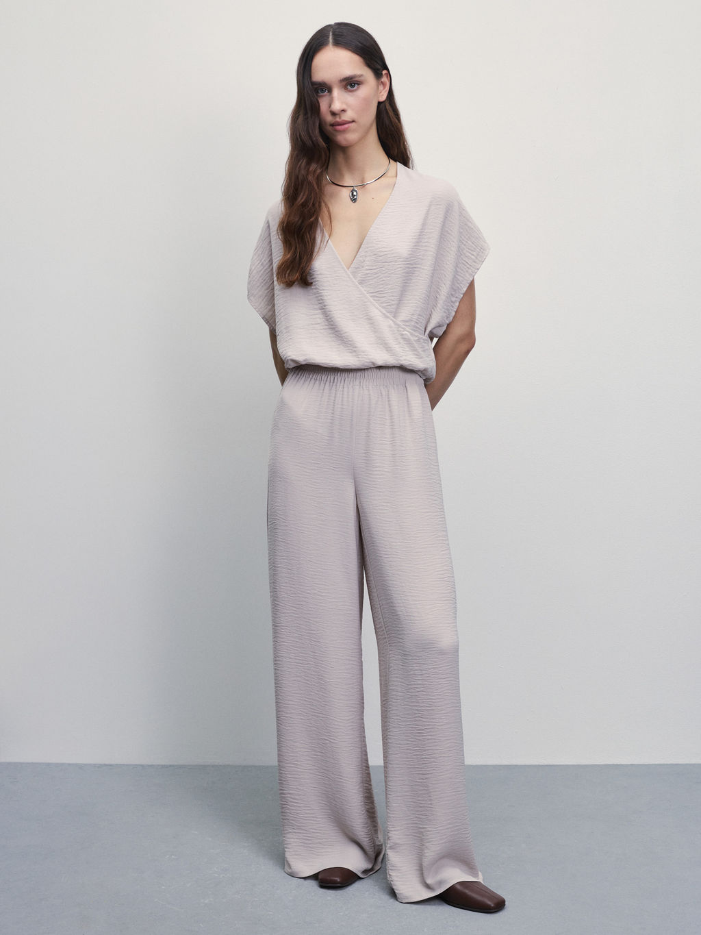 Укороченная блузка свободного кроя / Zarina  фото 2