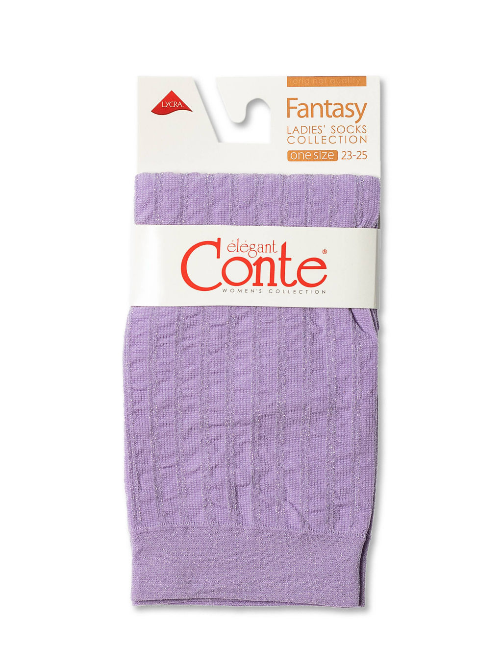 CONTE Носки FANTASY в полоску с люрексом nero  19С-25СП - Conte elegant фото 17