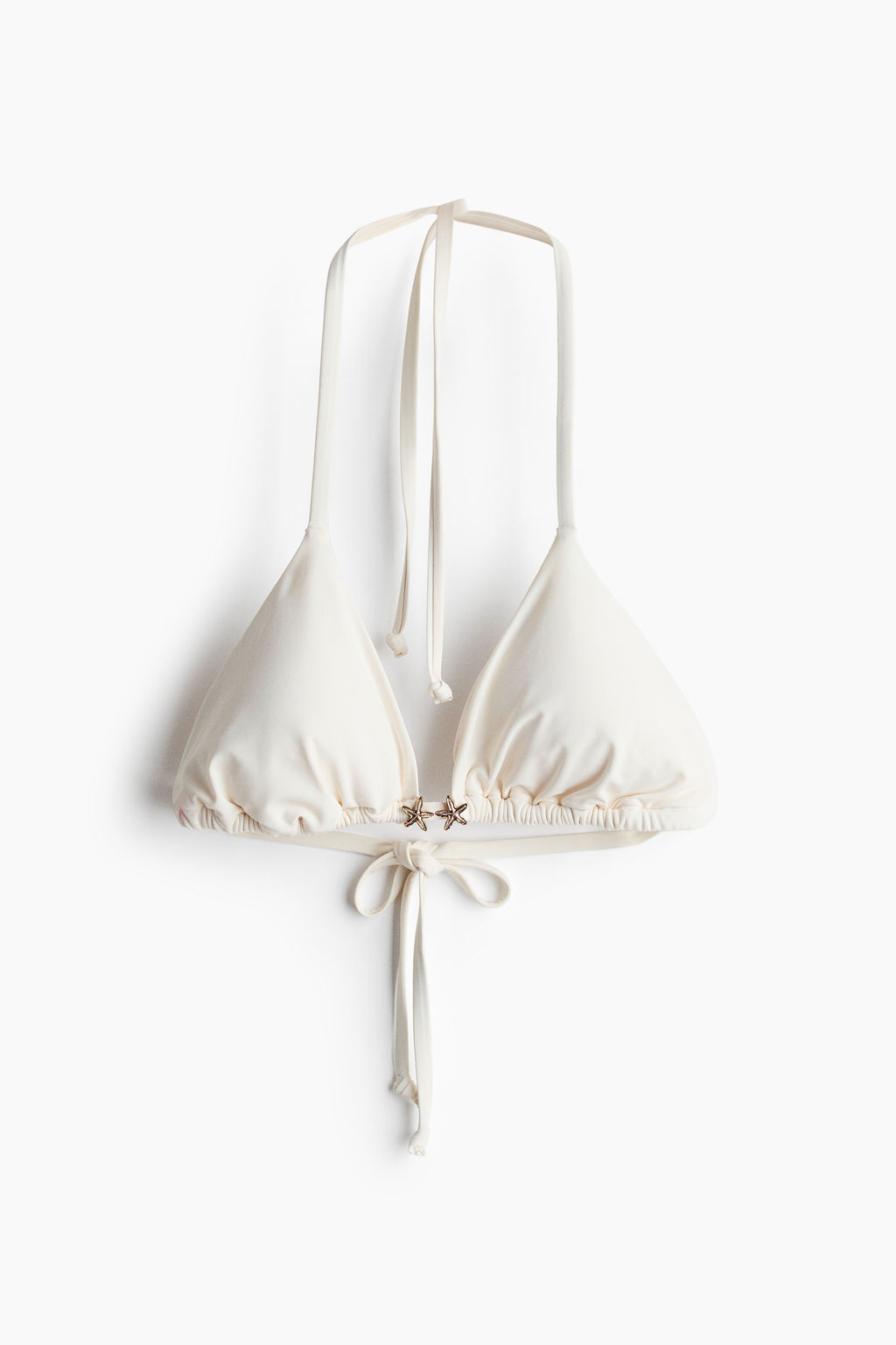 Top de bikini triangular con relleno - H&m фото 3