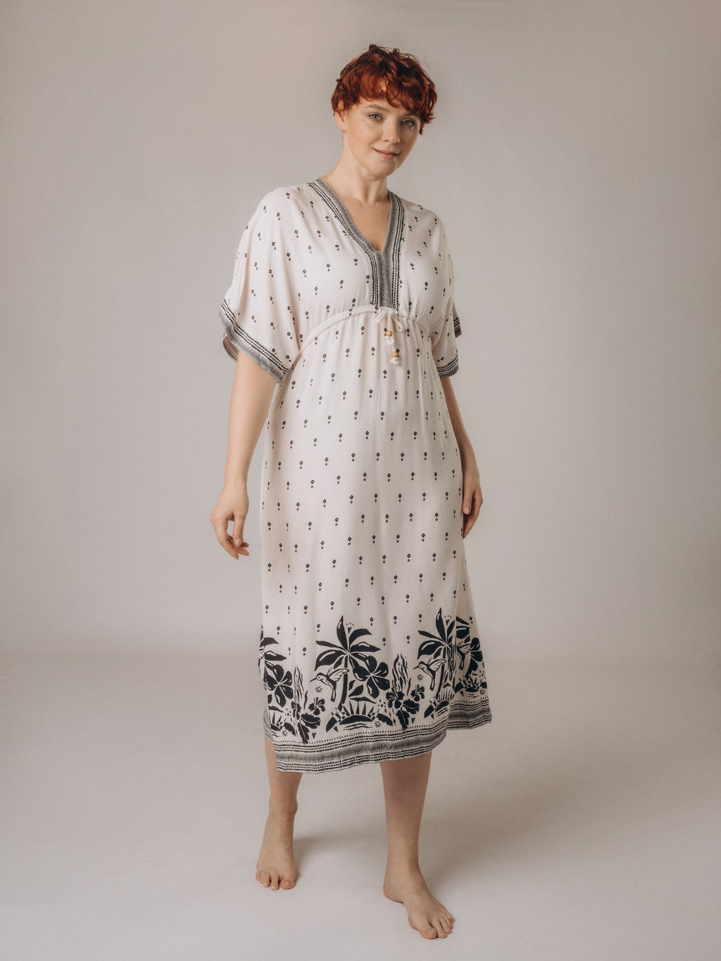 Пляжная туника Indefini (Арт. 5048YSQ)  фото 11