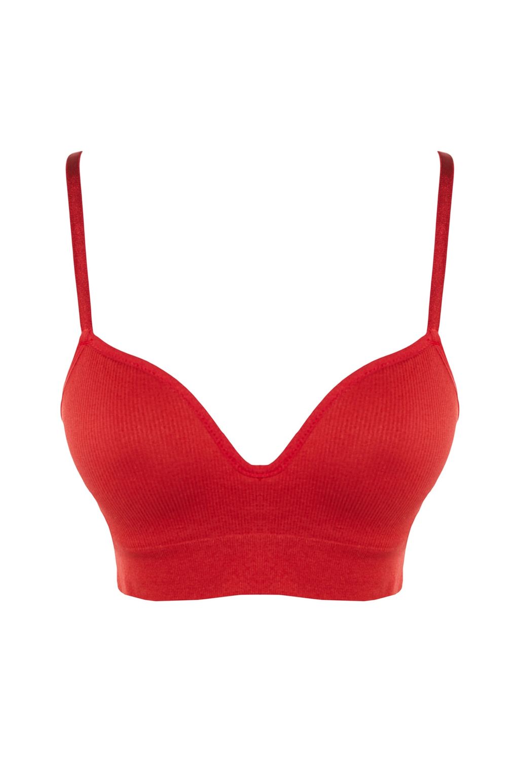TRENDYOLMILLA Siyah Seamless/Dikissiz Ip Ask?l? Dolgusuz Balensiz Kapl? Bralette Orme Sutyen THMAW22SU0043  фото 26
