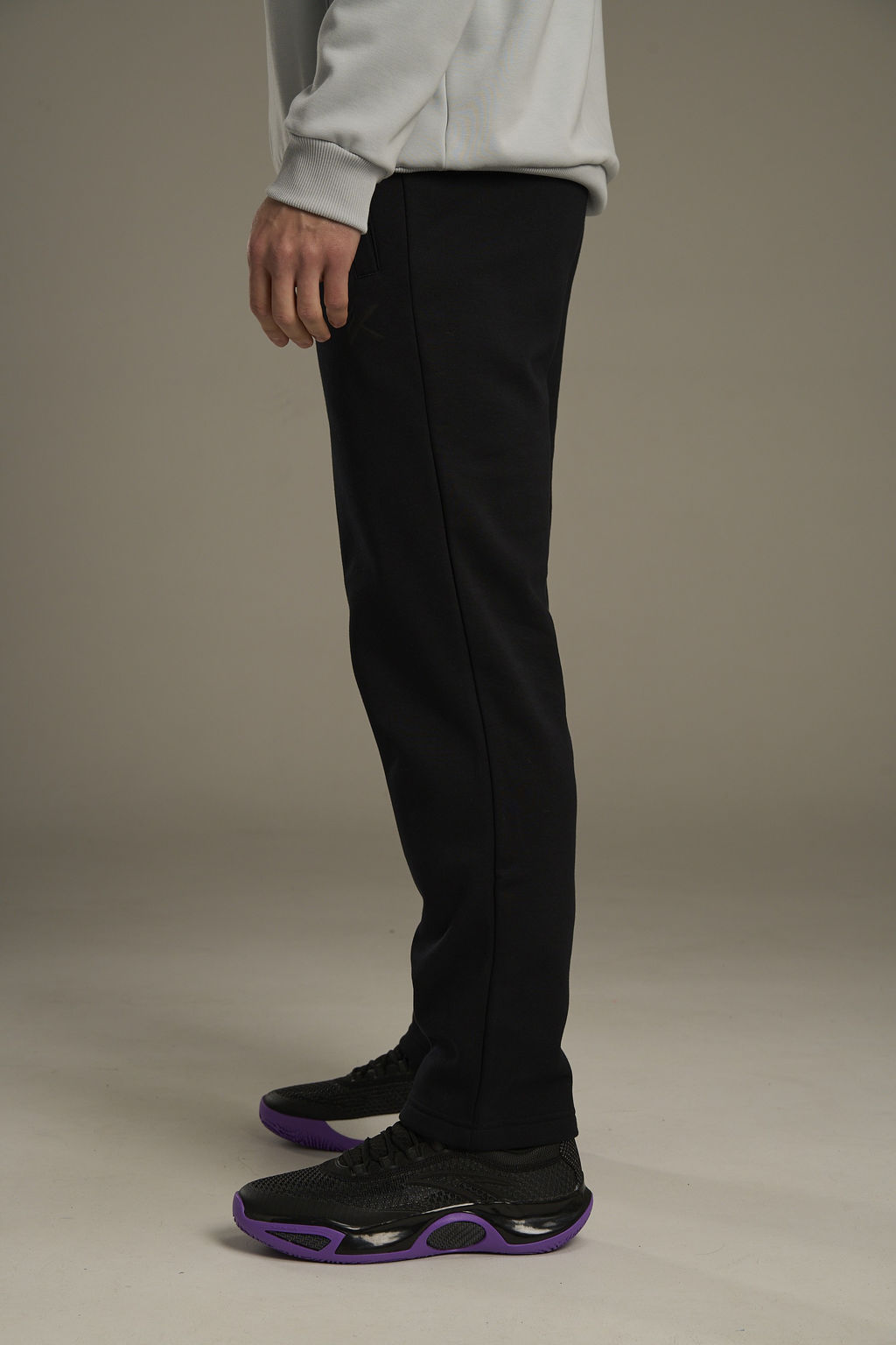 Брюки трикотажные утепленные Черный