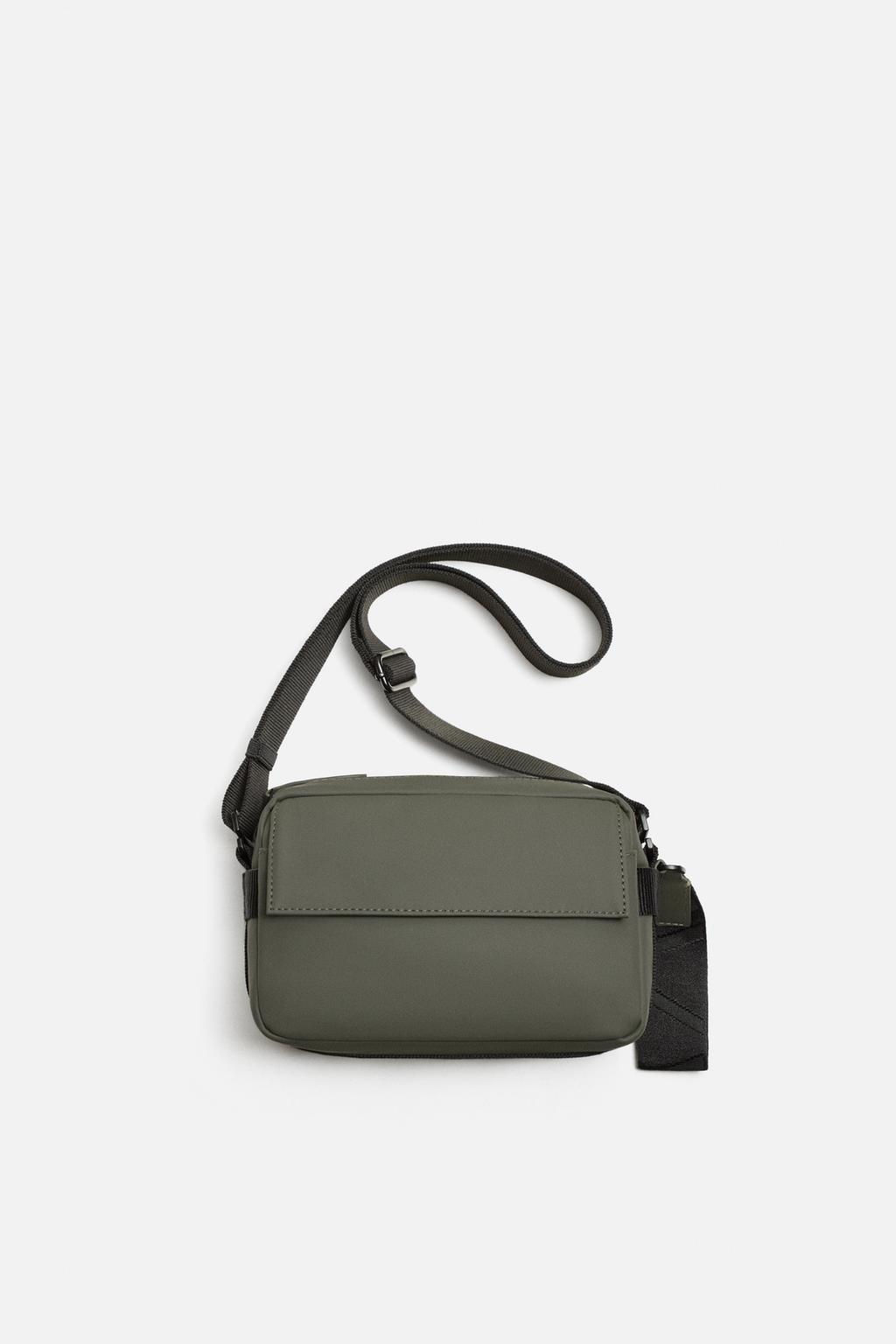 RUBBERISED CROSSBODY BAG - Zara фото 19