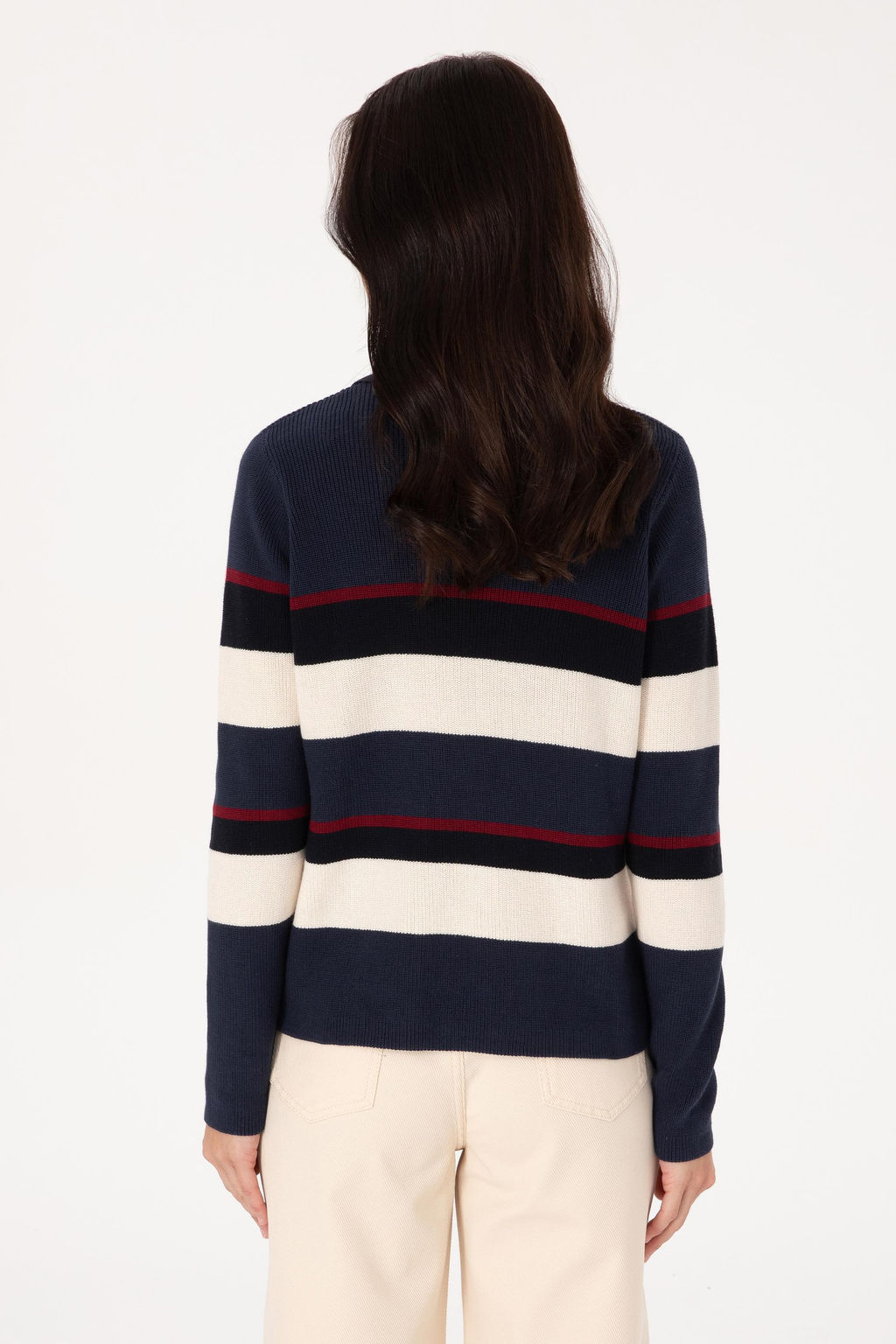 Kad_n A__k Lacivert Polo Yaka Kazak - U.s. polo assn фото 5