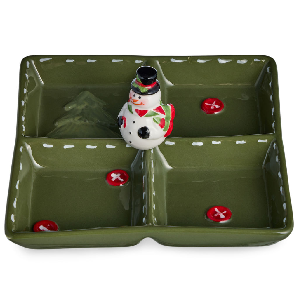 МЕНАЖНИЦА 4 СЕКЦИИ КОЛЛЕКЦИЯ CHRISTMAS GIFT 19*19*9,5 СМ - Lefard фото 9