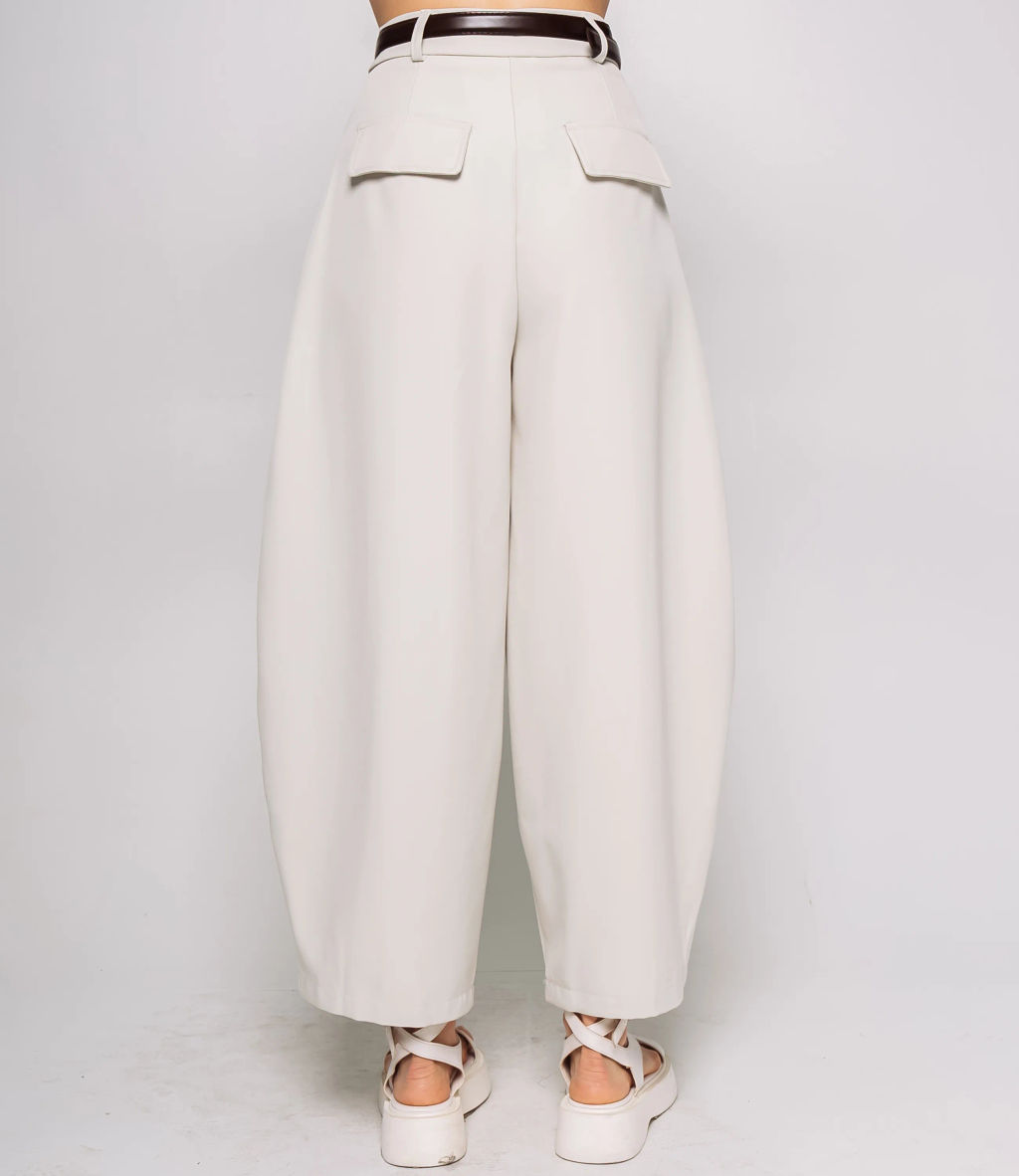 Брюки #КТ0966, светло-бежевый