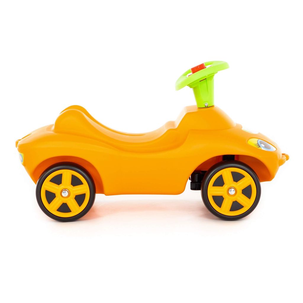 Каталка Мой любимый автомобиль со звуковым сигналом (оранжевая) - Полесье фото 5