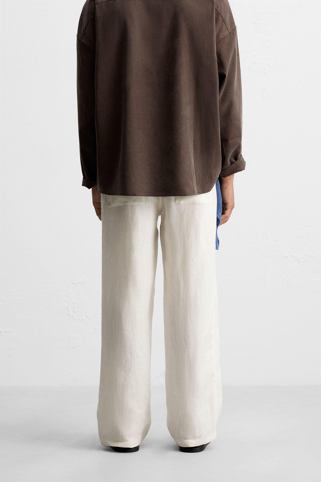100% LINEN TROUSERS - Zara фото 3