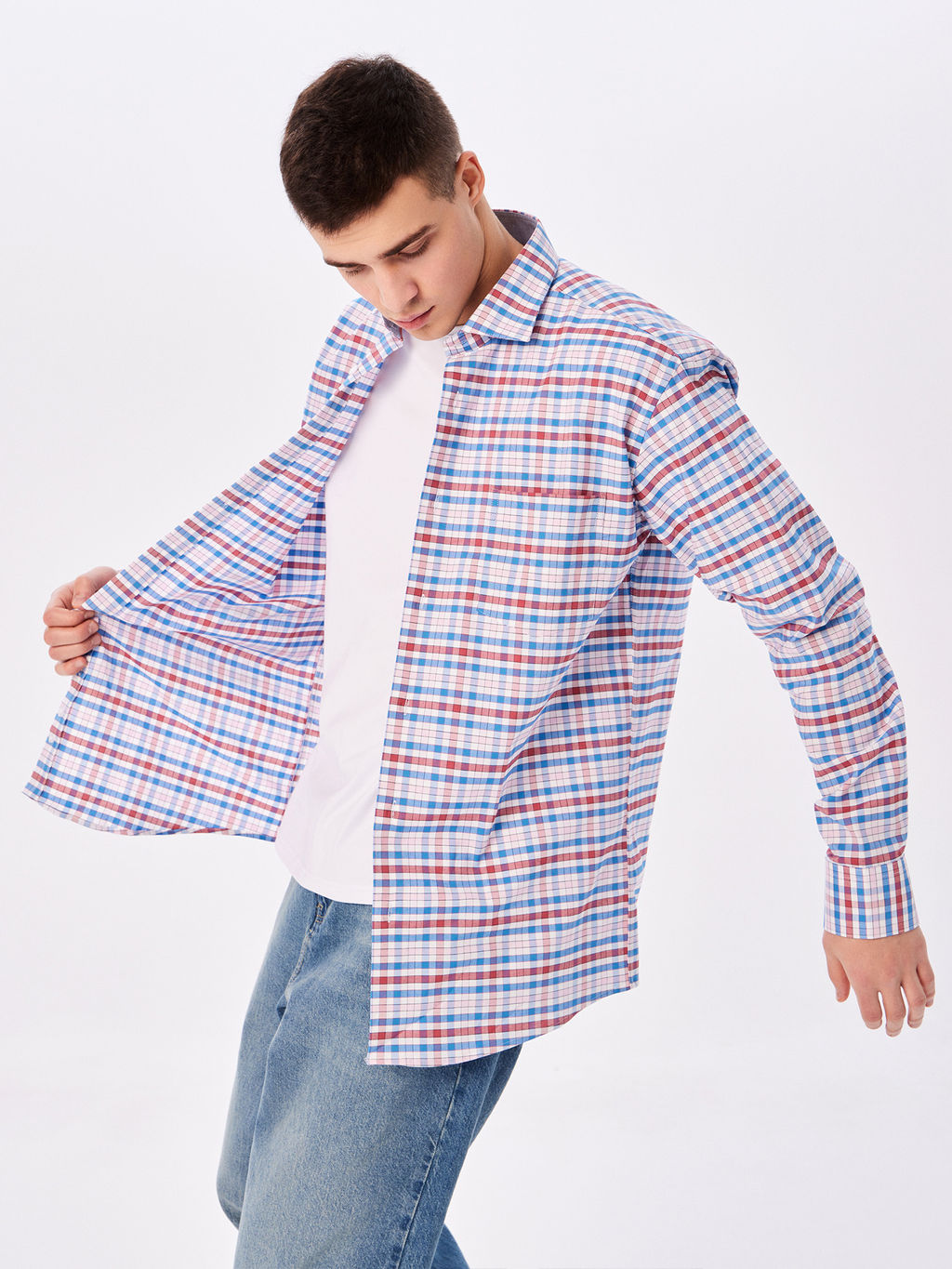 Сорочка мужская длинный рукав GREG 265/117/1166/1p STRETCH  фото 6