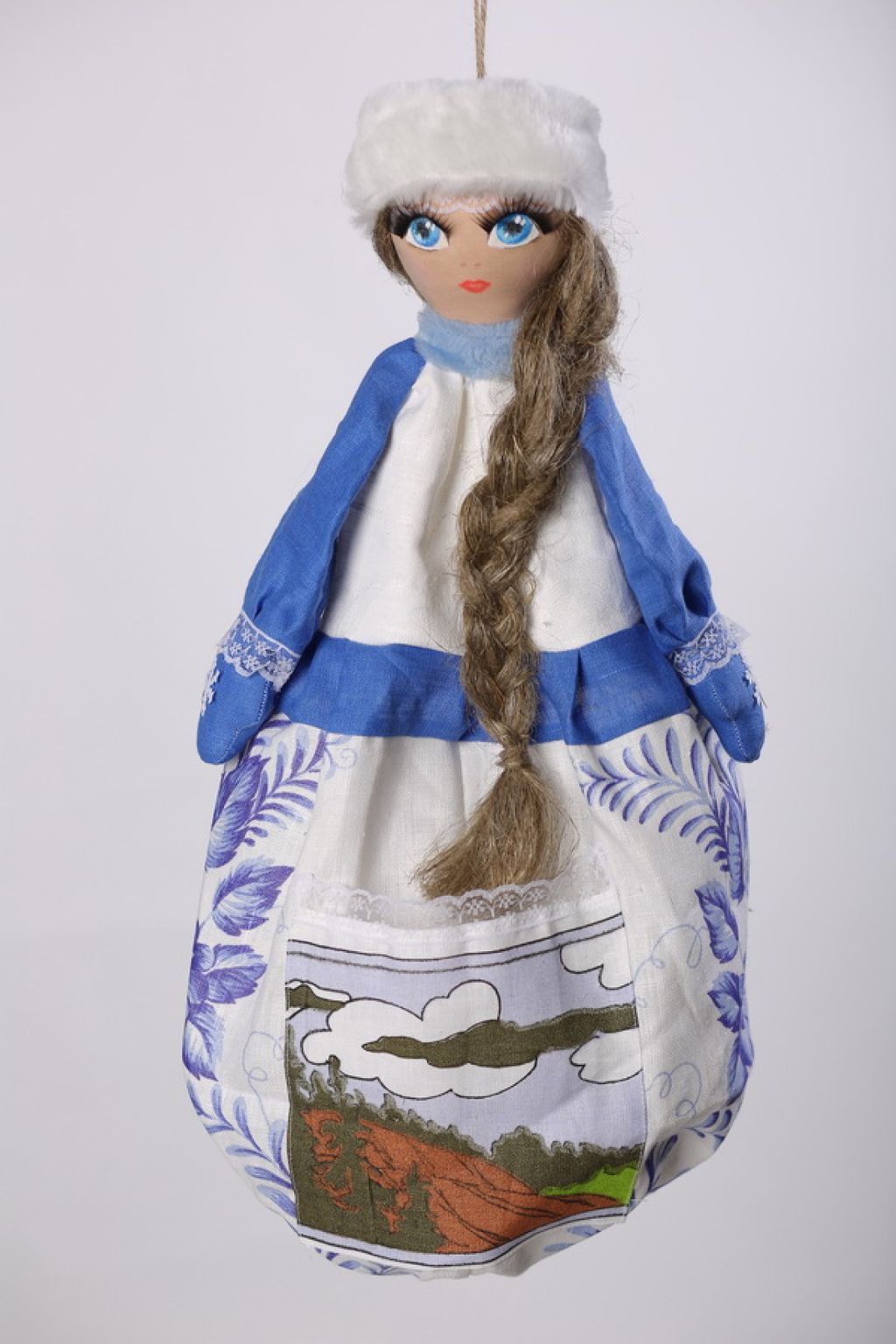 100% лен.сувенир(пакетница) Баба-Яга - Новый лен фото 13