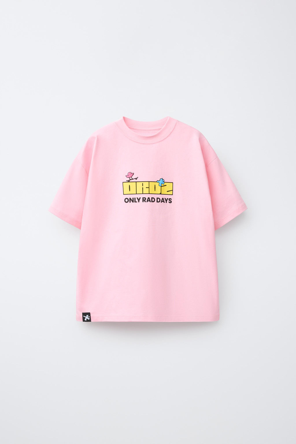 CAMISETA ESTAMPADO LOGO / Rosa