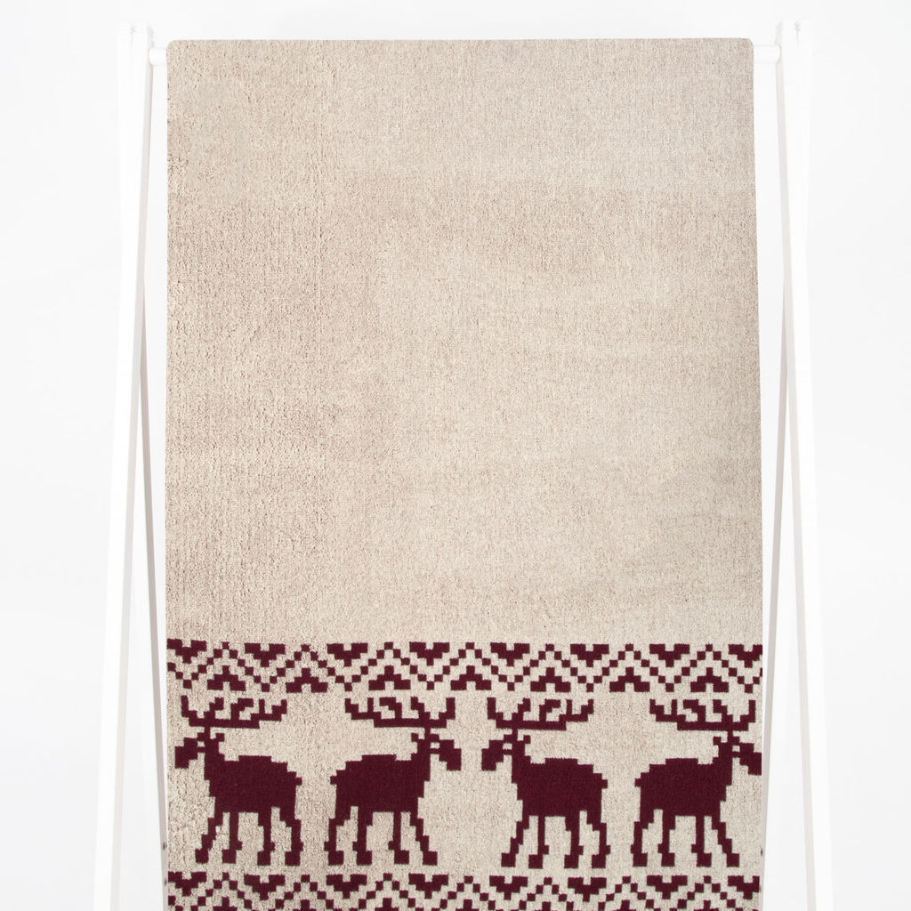 Полотенце махровое 6с102.411ж1 Оленики(кр.дерево1) 67х150см