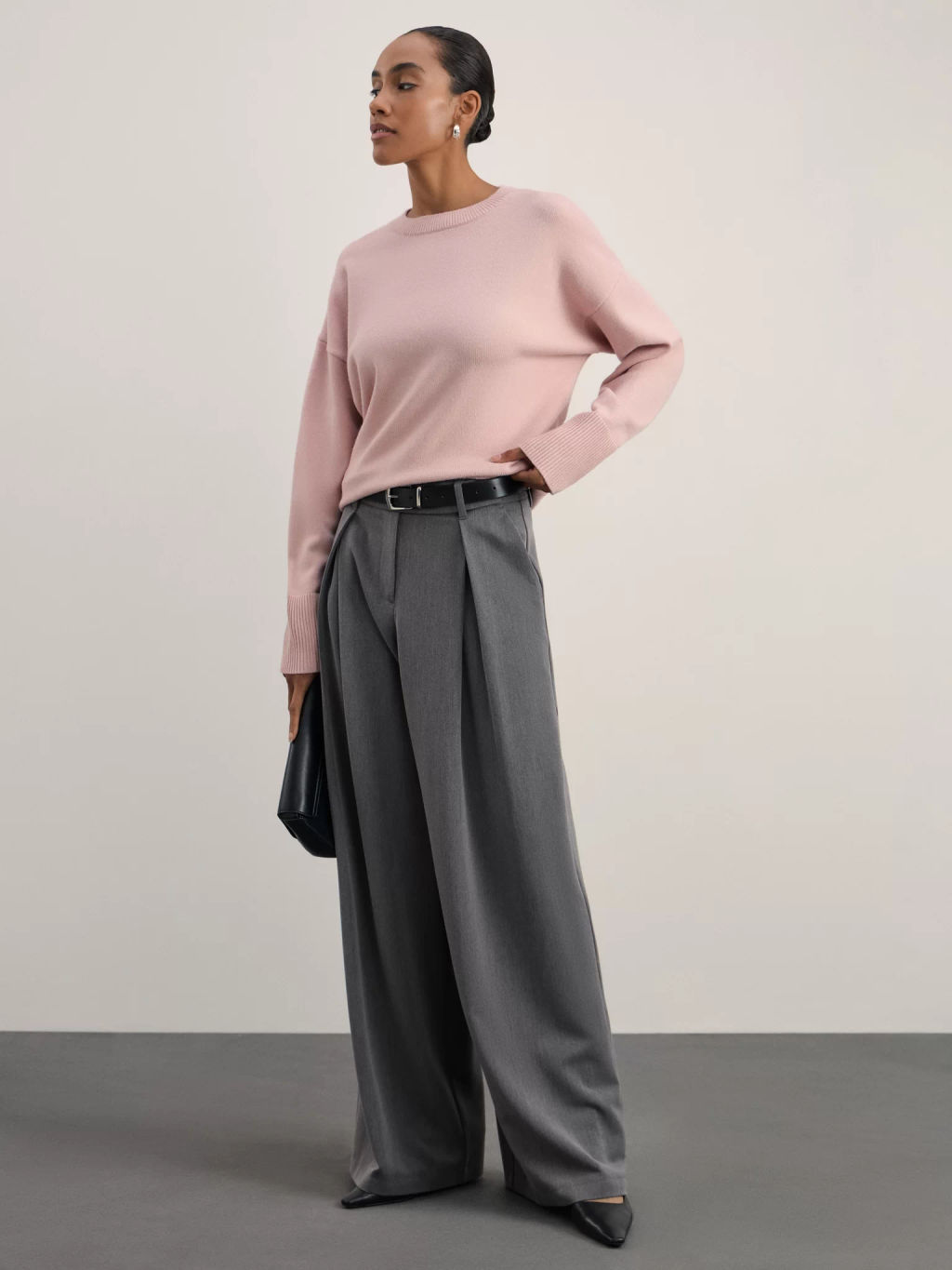 Джемпер из вискозы с круглой горловиной / Zarina  фото 2