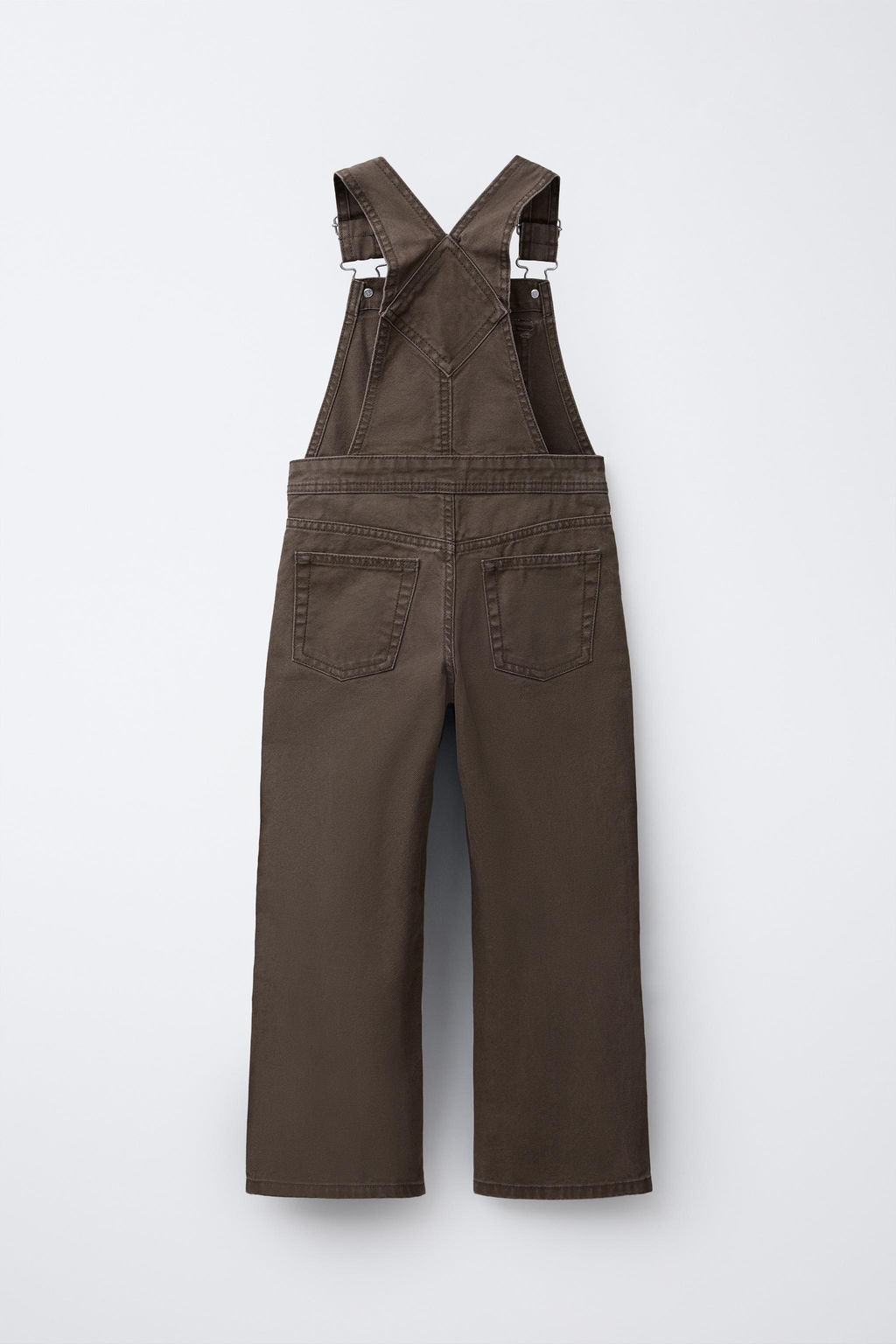 LONG DENIM DUNGAREES - Zara фото 12