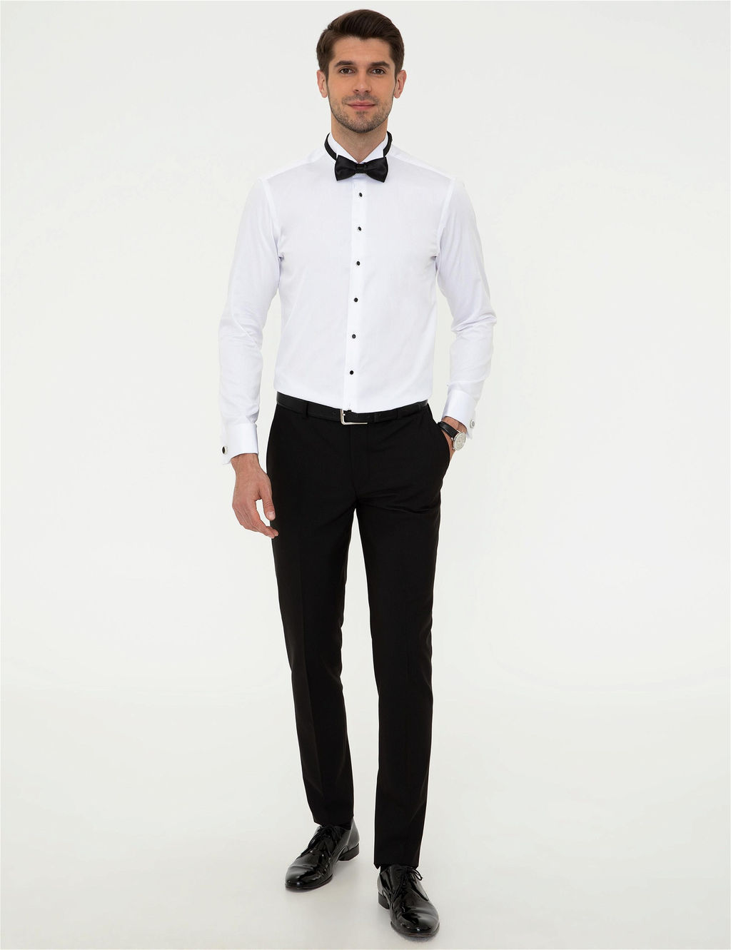 Beyaz Slim Fit Smokin G_mlek - Pierre cardin фото 4