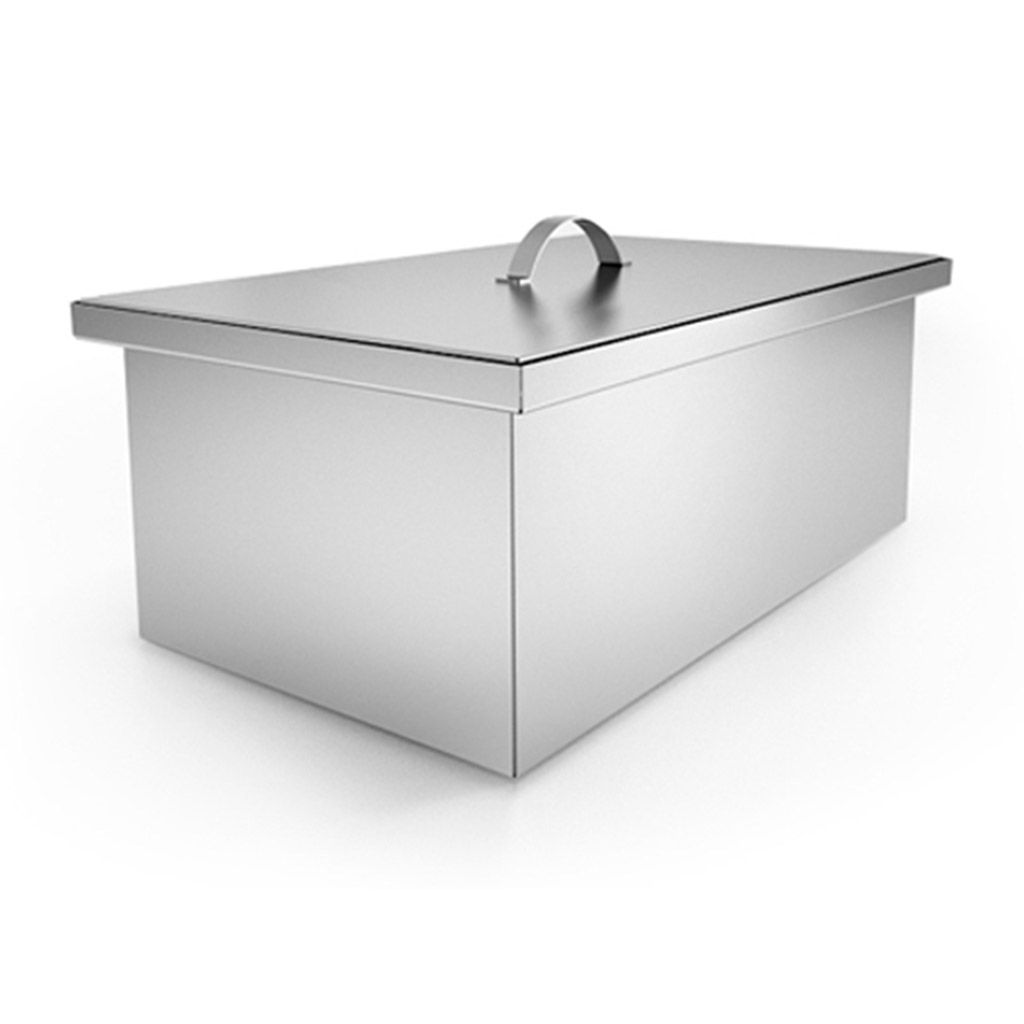 Коптильня Smoky Proof 48х28,5х22см, сталь s1,2мм, 2-х ярусная, с гидрозатвором, крышка, две решетки, поддон, Grillux (Россия) - Домашняя мода фото 2