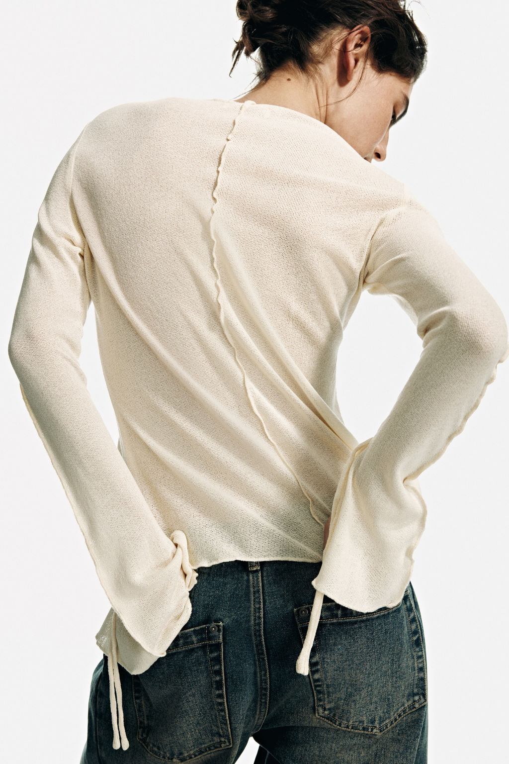 Top de punto con escote barco - H&m фото 7