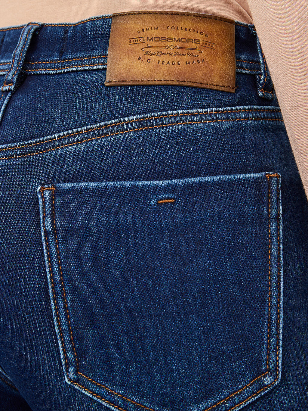 Утепленные женские джинсы зауженного кроя на флисе - Mossmore фото 10