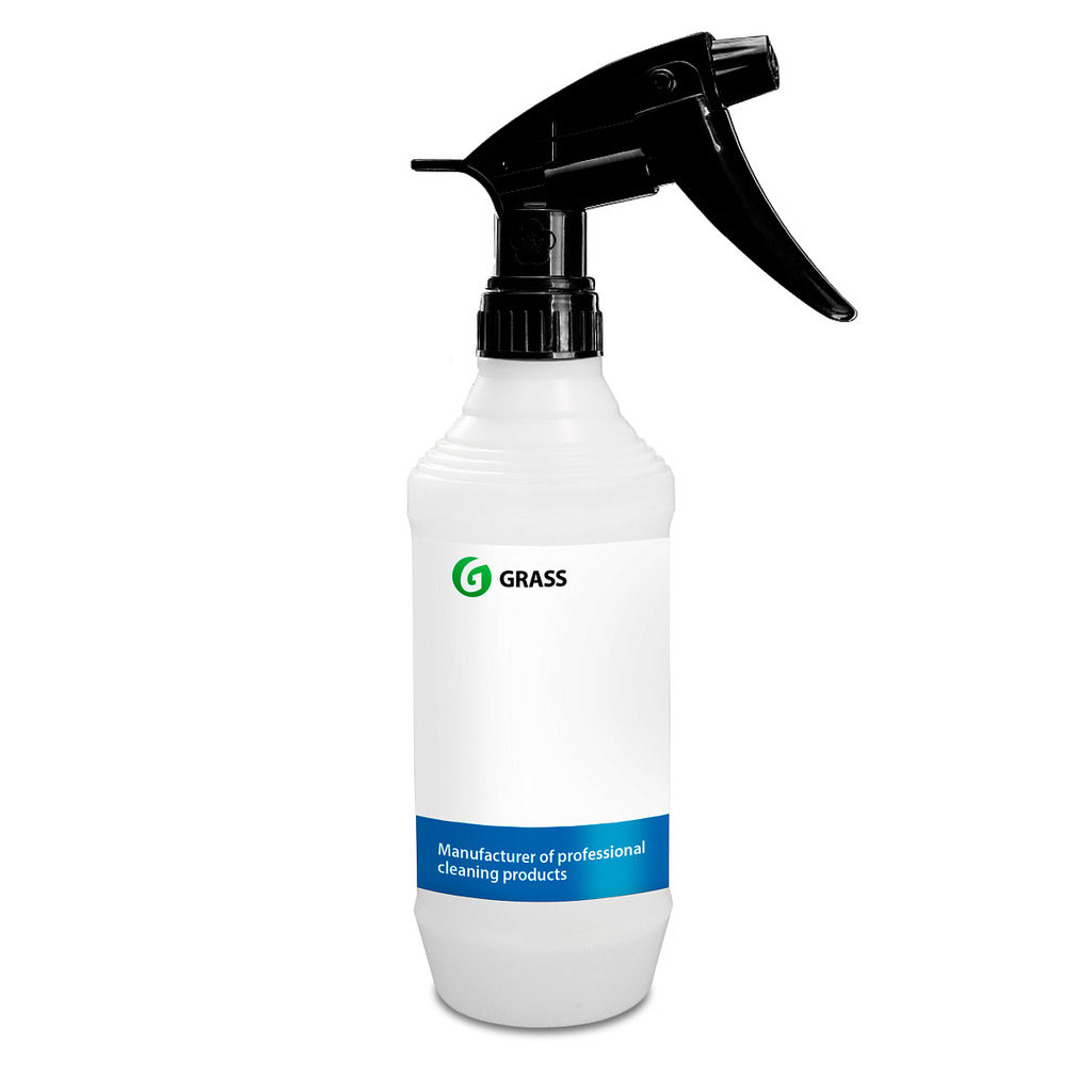 Бутылка с профессиональным триггером 0,5л синяя - Grass фото 2