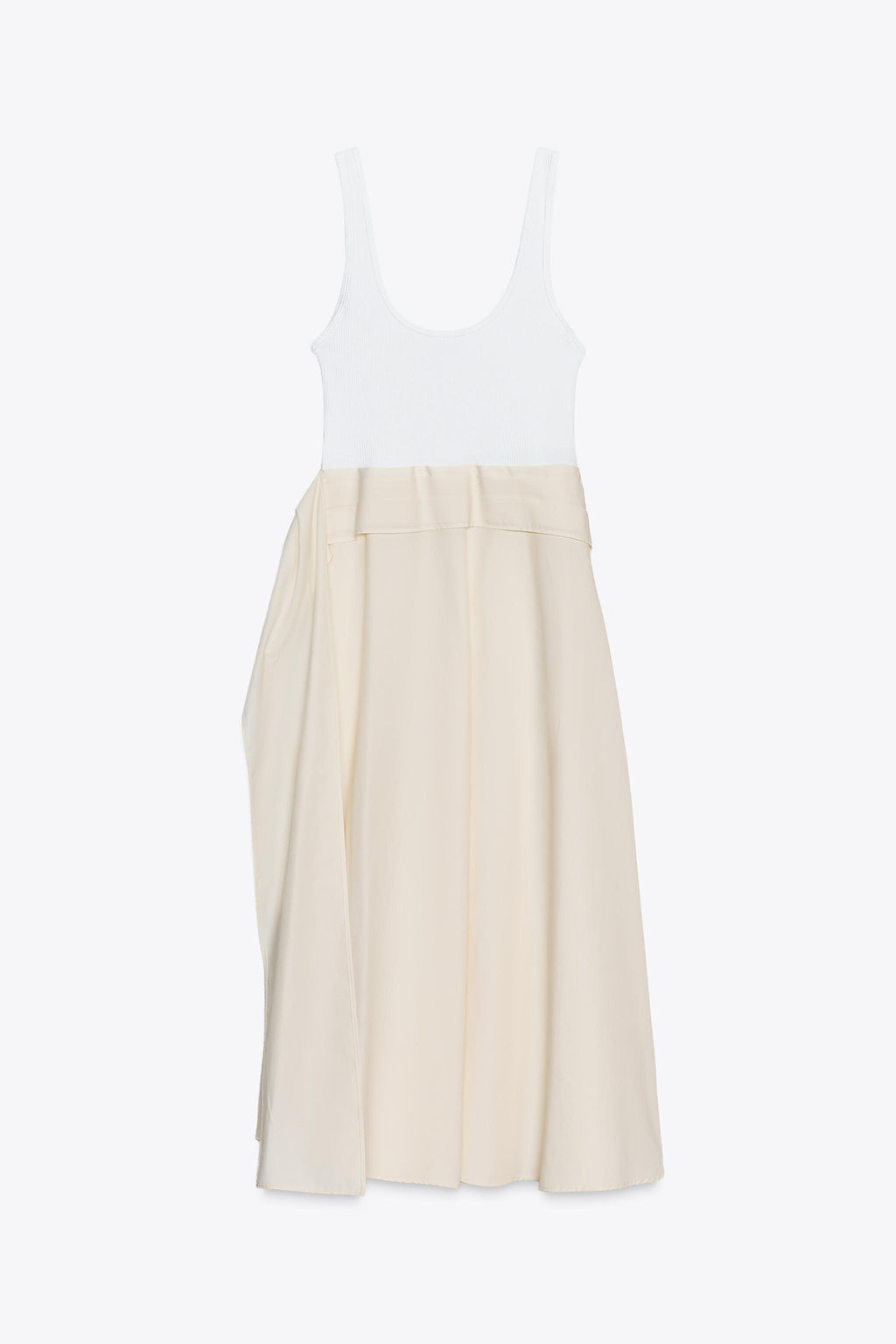 CONTRAST PLEATED DRESS - Zara фото 5