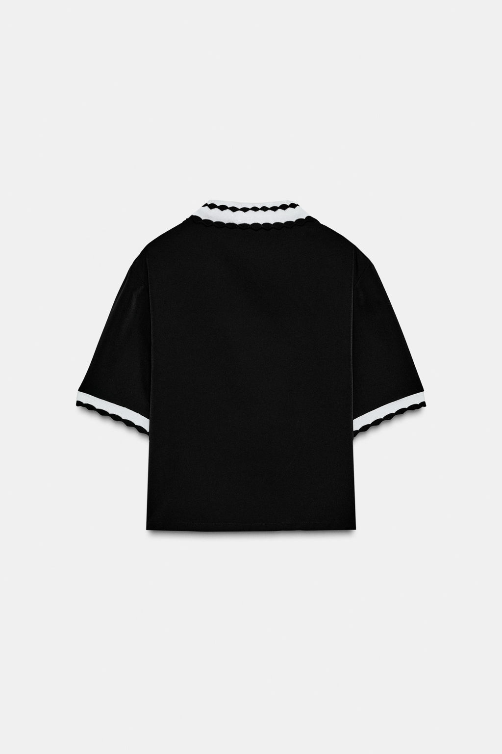 CONTRAST POLO TOP - Zara фото 8